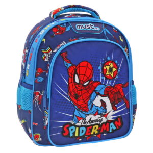 Σχολική Τσάντα Πλάτης Νηπίου Spiderman The Amazing Must 2 Θήκες  000508092 - Must