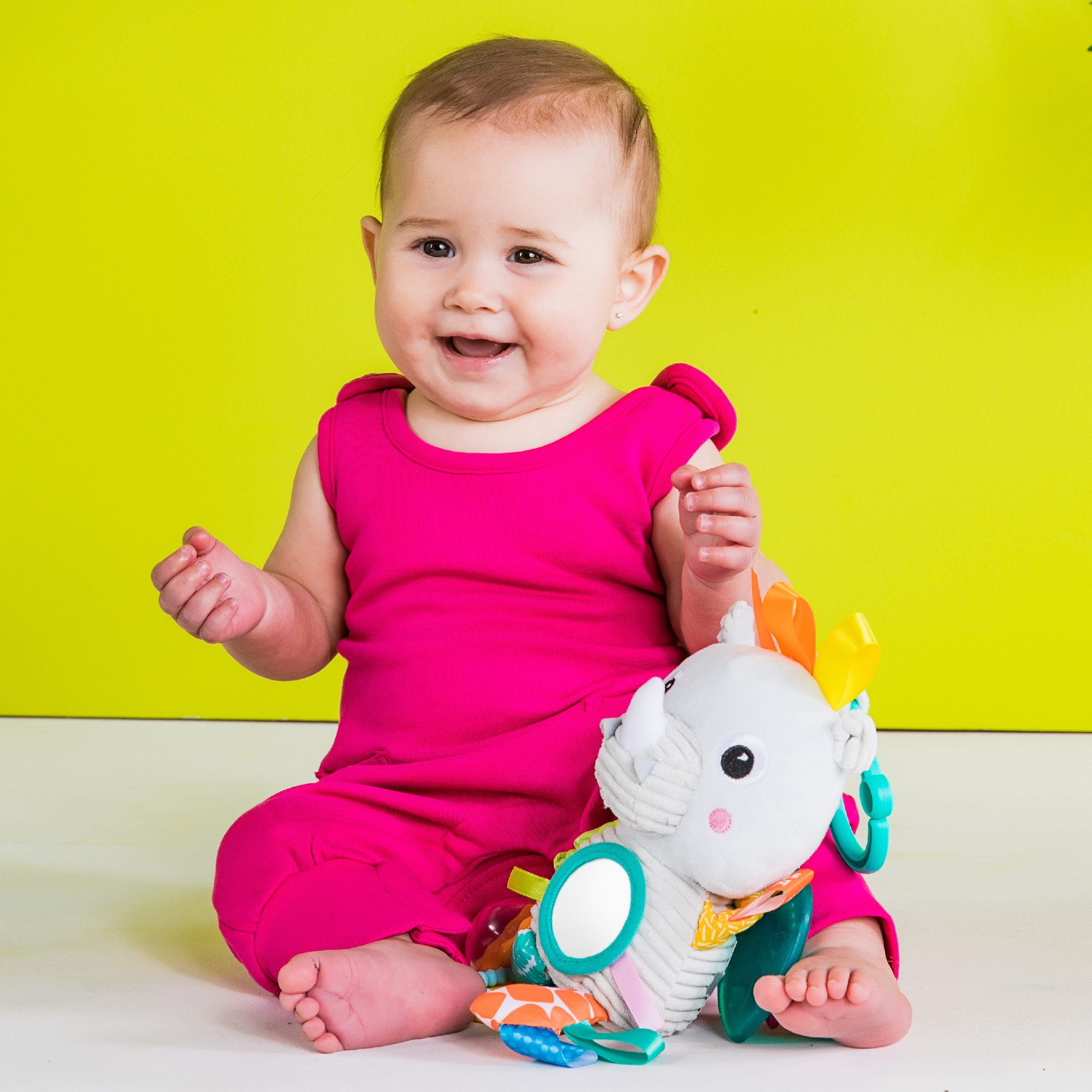 Bright Starts Kids II Playful Pals Activity Toy - Rhino Παιχνίδι 12275 - Bright Starts