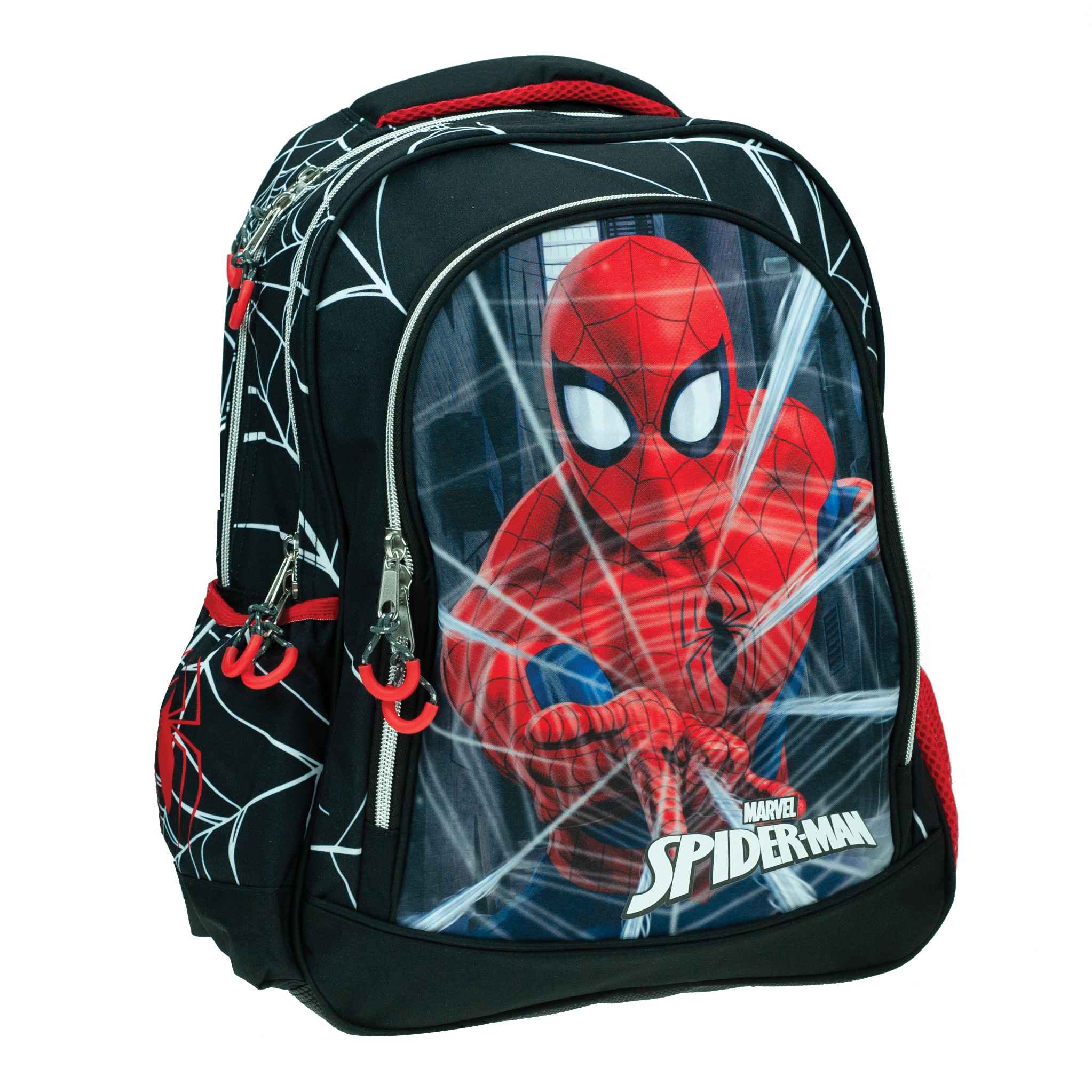 Gim Τσάντα Δημοτικού Πλάτης Οβάλ Spiderman Black City 337-05031 - Gim