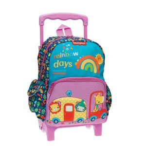 Gim Τσάντα Νηπιαγωγείου Trolley Mini Rainbow Fisher Price 349-47073 - Gim