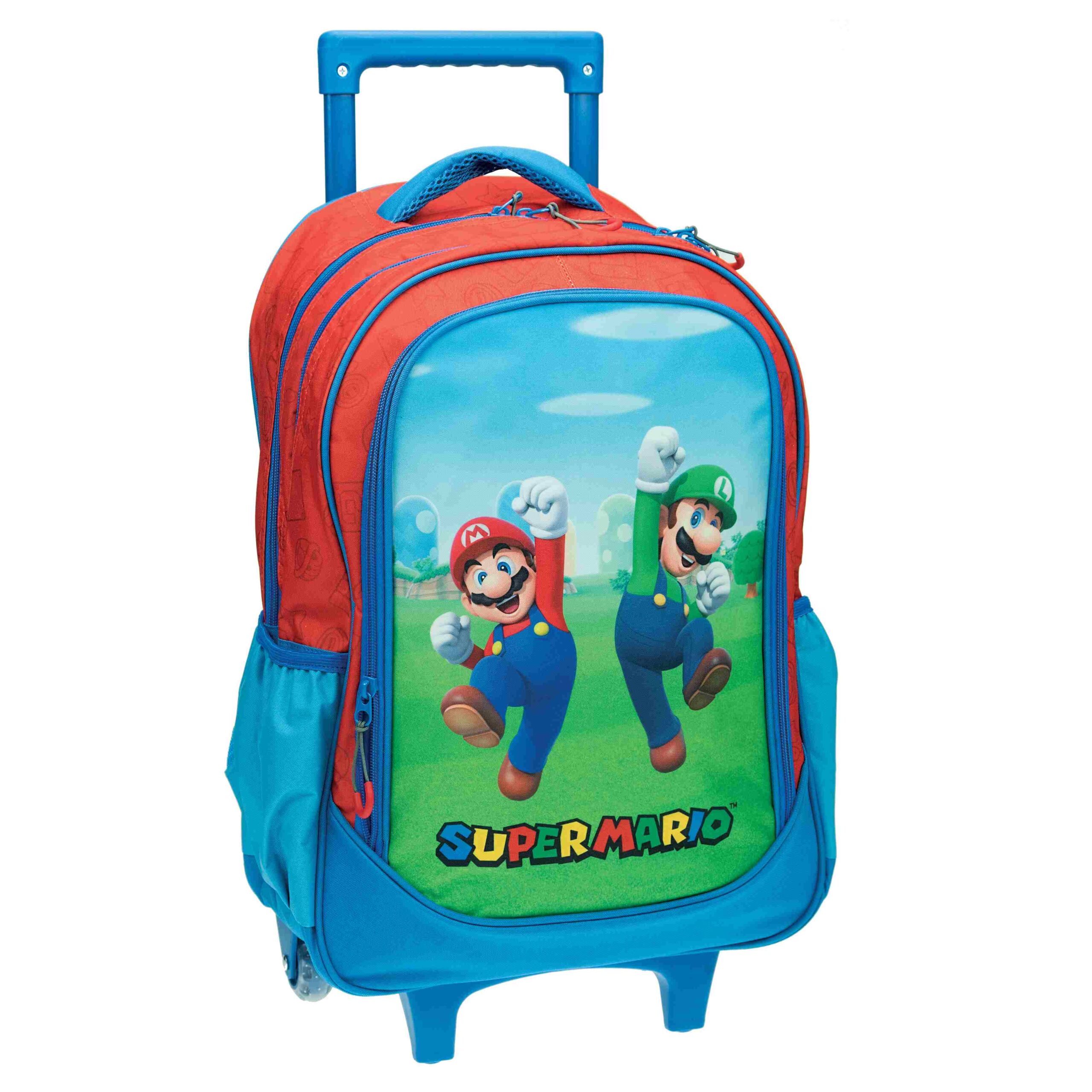 Gim Gim Τσάντα Δημοτικού Trolley Super Mario 313-00074