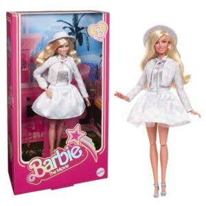 Barbie The Movie Κούκλα Barbie Blue Plaid Matching Set HRF26 - Barbie