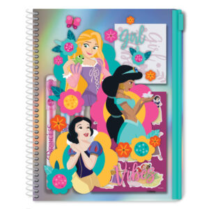 Σχολικό Σετ Disney Princess 7 Τμχ. με Σημειωματάριο σε PVC Θήκη 000563984 - Disney Princess