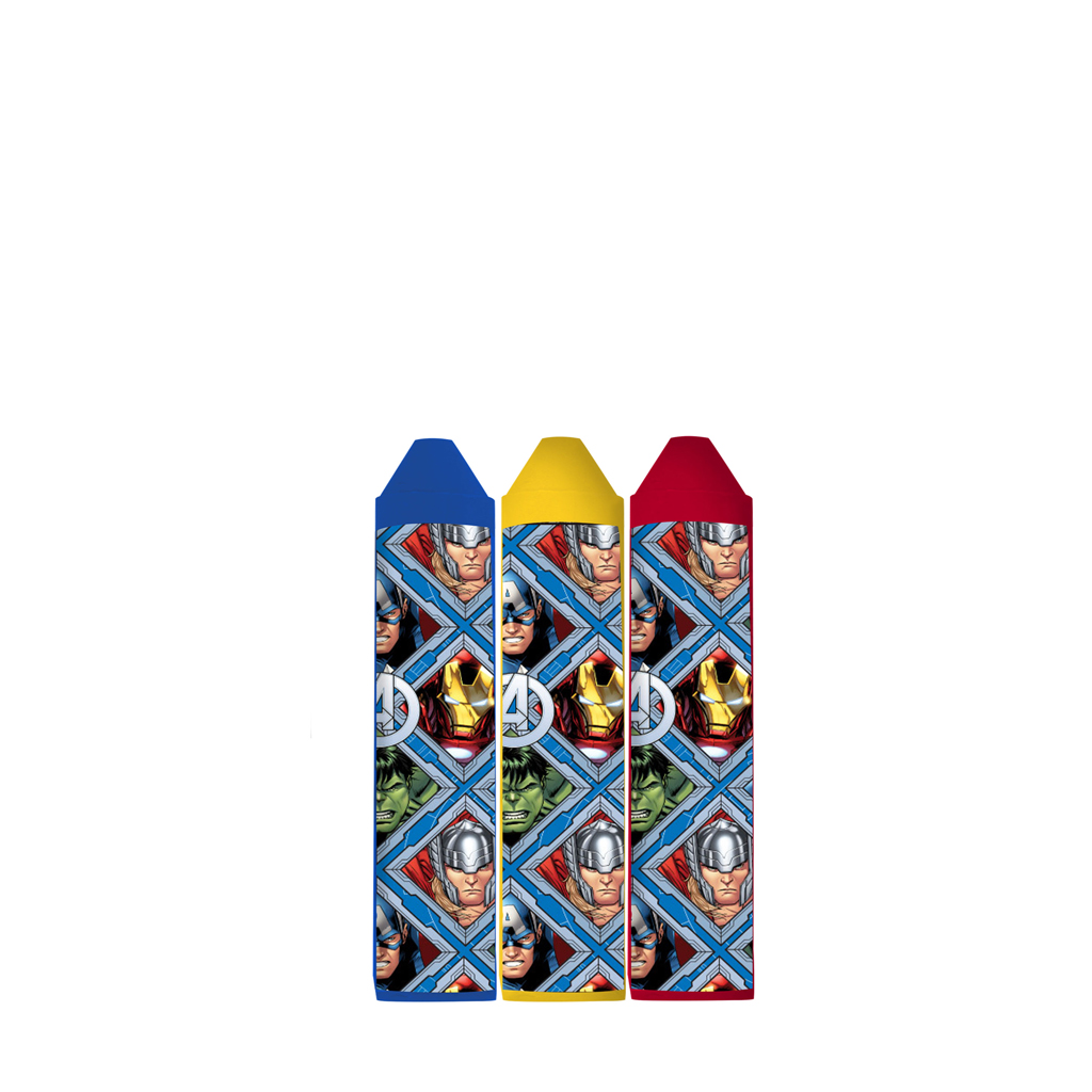 Μπλοκ Χρωματισμού Avengers με 40 Σελ. Χρωματισμού, Αυτοκόλλητα και Κηρομπογιές 000506125 - Avengers