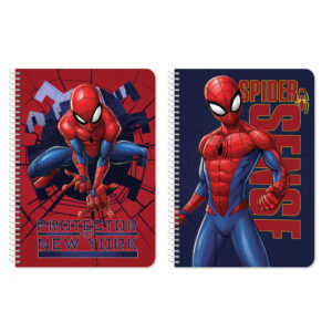 Τετράδιο Σπιράλ Spiderman 17x25 εκ., 2 Θέματα, 60 Φύλλα, 2 Σχέδια 000508135 - Spider-Man