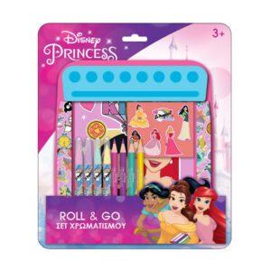 Σετ Χρωματισμού Disney Princess Roll & Go 21x24,5 εκ. 000563714 - Disney Princess