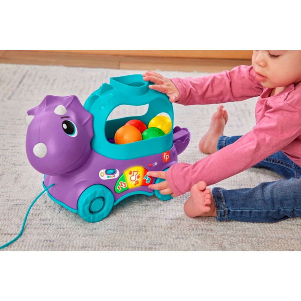 Fisher Price Εκπαιδευτικό Συρόμενο Δεινοσαυράκι HNR55 - Fisher-Price