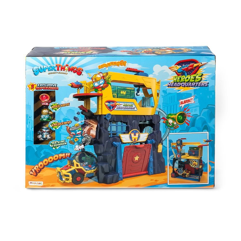 Superzings Μικροπλάσματα Heroes Headquarters Για 3+ Χρονών 1013-61166 - Superzings