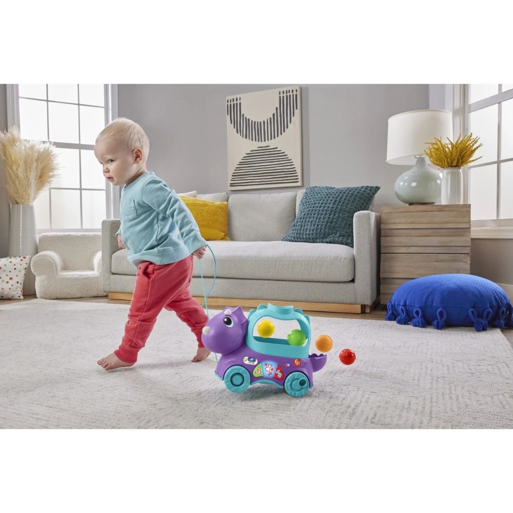 Fisher Price Εκπαιδευτικό Συρόμενο Δεινοσαυράκι HNR55 - Fisher-Price