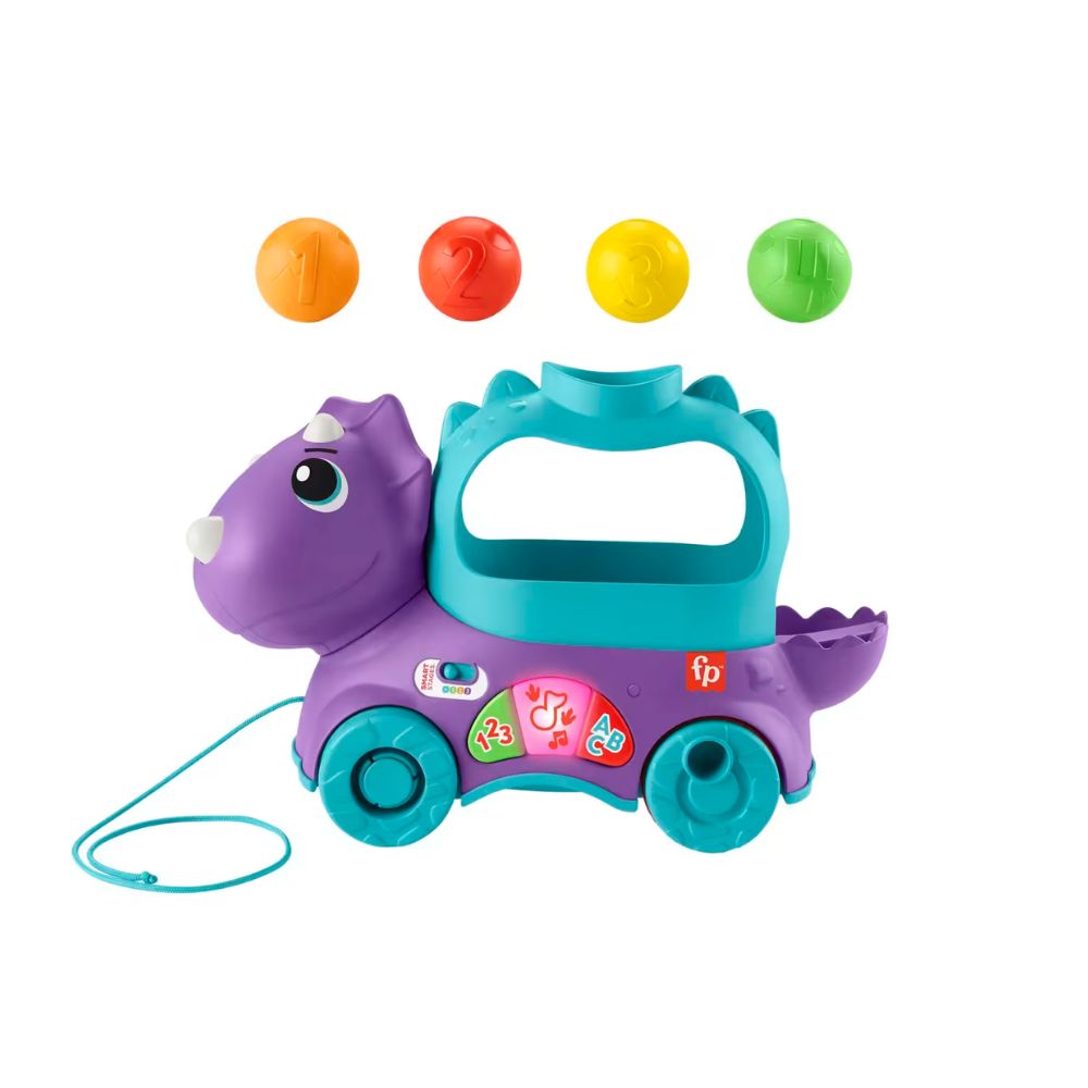 Fisher Price Εκπαιδευτικό Συρόμενο Δεινοσαυράκι HNR55 - Fisher-Price