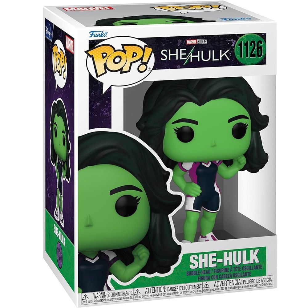 Funko Pop! Marvel: She-Hulk - She-Hulk #1126 Bobble-Head Vinyl Figure - Funko Pop!