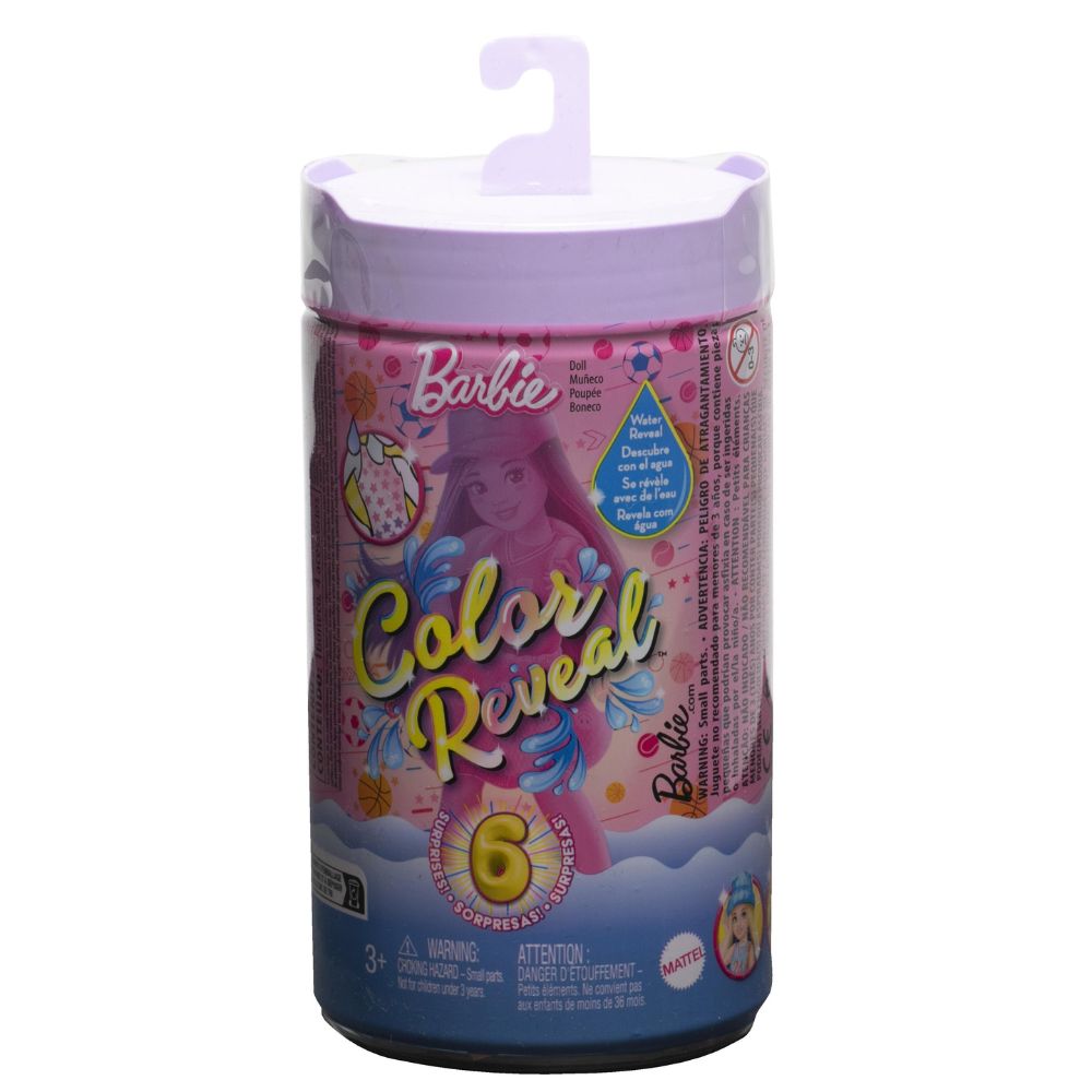 Barbie Chelsea Color Reveal Κούκλα Αθλήματα HKT85 - Barbie