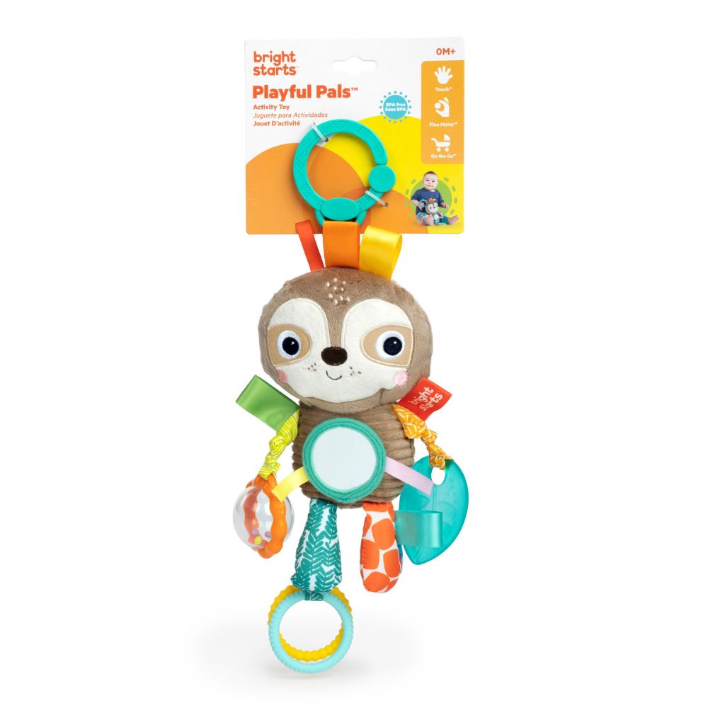 Bright Starts Kids II Playful Pals Activity Toy - Sloth 12274 - Bright Starts
