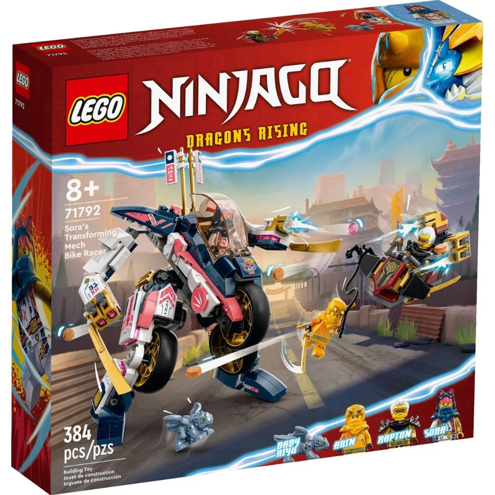 LEGO Ninjago Sora's Transforming Mech Bike Racer 71792 - LEGO, LEGO Ninjago