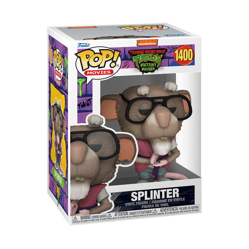 Funko Pop! Movies: Teenage Mutant Ninja Turtles Mutant Mayhem - Splinter #1400 Vinyl Figure - Funko Pop!