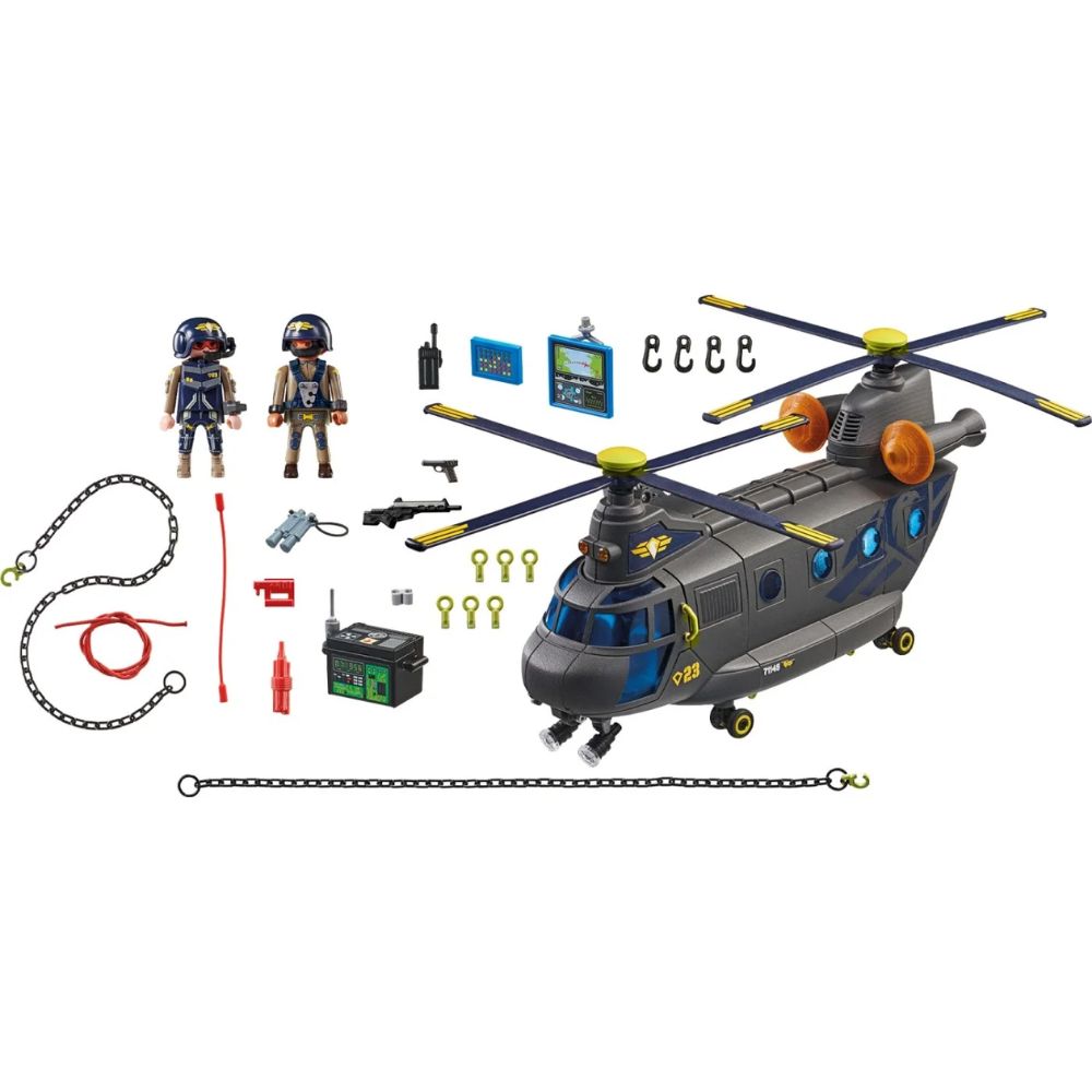 Playmobil Ελικόπτερο Ειδικών Δυνάμεων με Δύο Έλικες 71149 - Playmobil City Action