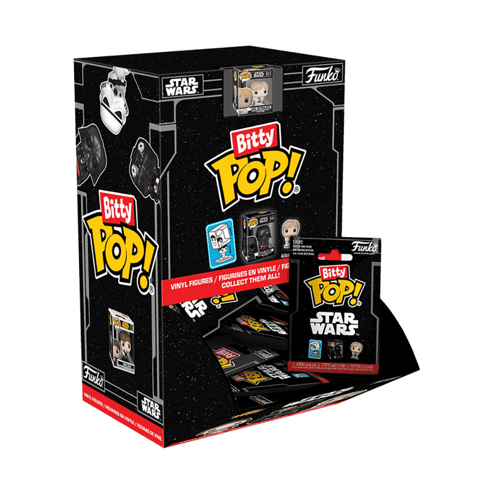 Funko Bitty Pop! Singles: Disney - Star Wars (36 Pieces PDQ) (Blind Bag) Vinyl Figures - Disney, Funko Pop!