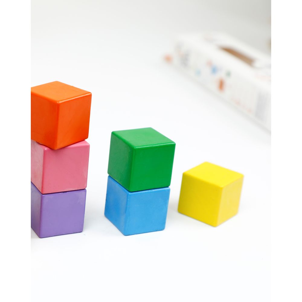 Haku Yoka 6 Cube Crayons - Rainbow Colour CP223092 - Haku Yoka