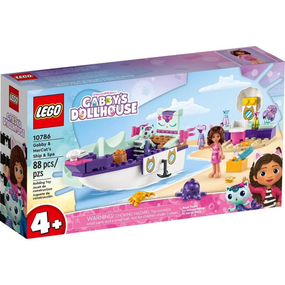 LEGO Gabby's Dollhouse Gabby & Mercat's Ship & Spa 10786 - LEGO, LEGO Gabby's Dollhouse