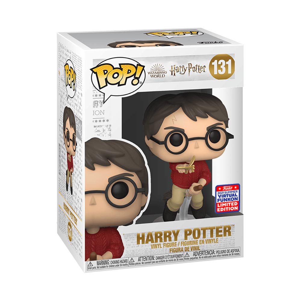 Funko POP! Harry Potter - Harry Potter (Flying with Winged Key) (Convention Limited Edition) #131 Vinyl Figure - Funko Pop!