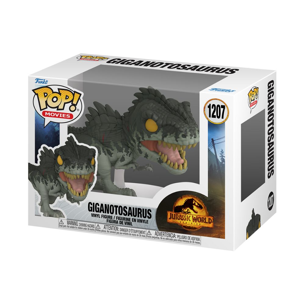 Funko Pop! Movies: Jurassic World Dominion - Giganotosaurus #1207 Vinyl Figure 55294 - Funko Pop!