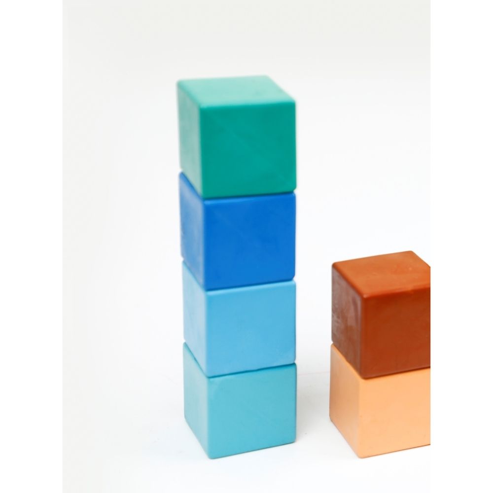 Haku Yoka 6 Cube Crayons - Ocean Colour CP223093 - Haku Yoka