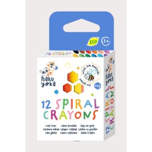 Haku Yoka Spiral Crayons - 12 Colours CP223078 - Haku Yoka