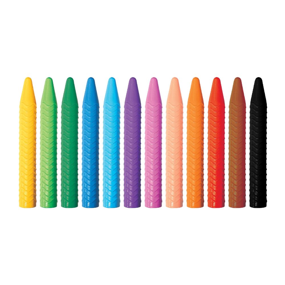 Haku Yoka Spiral Crayons - 12 Colours CP223078 - Haku Yoka