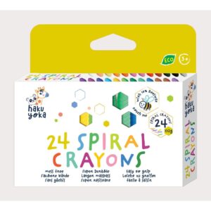 Haku Yoka Spiral Crayons - 24 Colours CP223079 - Haku Yoka