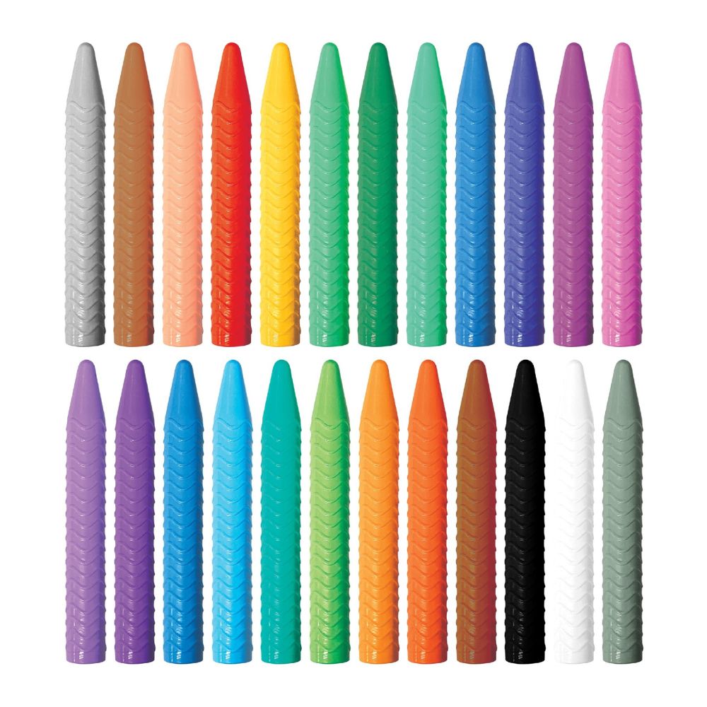 Haku Yoka Spiral Crayons - 24 Colours CP223079 - Haku Yoka