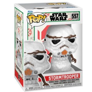 Funko Pop! Disney Star Wars: Holiday - Stormtrooper #557 Bobble-Head Vinyl Figure 9cm - Funko Pop!