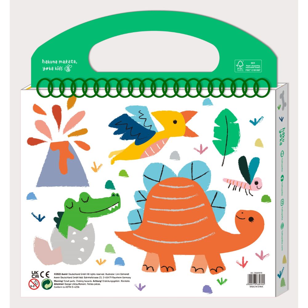 Haku Yoka My First Colouring Kit - Dino Friends CS223070 - Haku Yoka