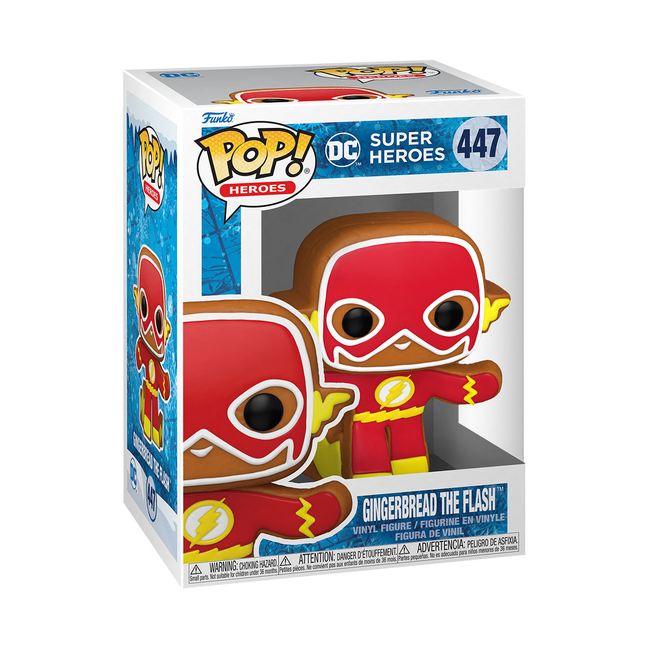 Funko Pop! Heroes: DC Super Heroes Holiday - Gingerbread The Flash #447 Vinyl Figure - Funko Pop!