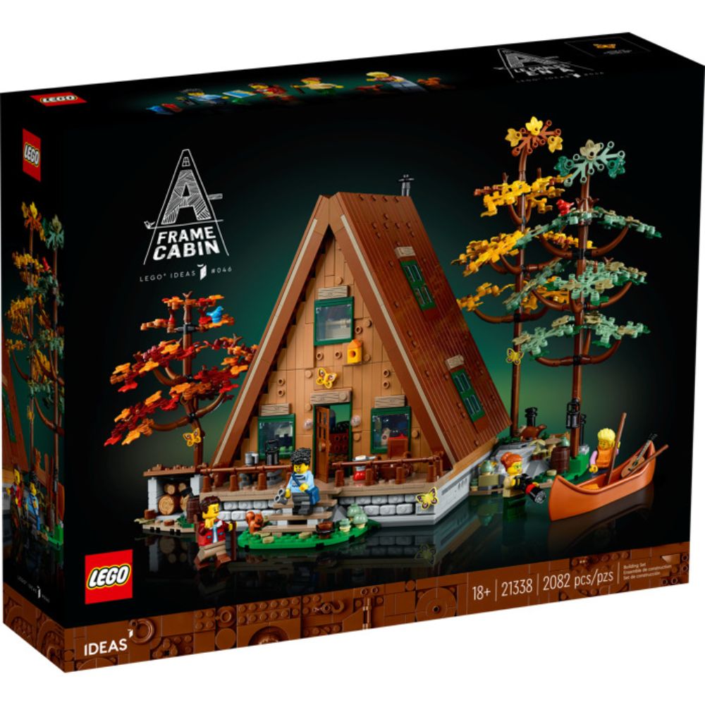 LEGO Ideas A-Frame Cabin 21338 - LEGO, LEGO Ideas