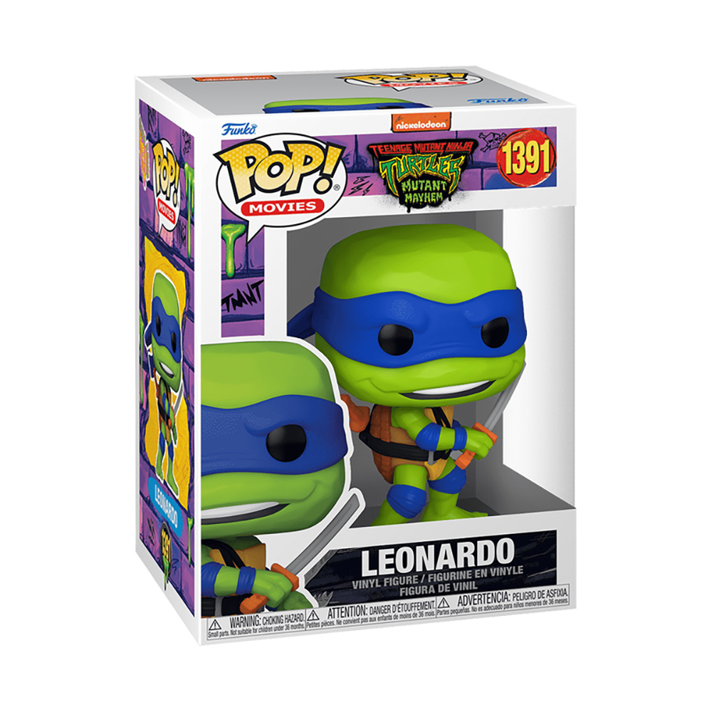 Funko Pop! Movies: Teenage Mutant Ninja Turtles Mutant Mayhem - Leonardo #1391 Vinyl Figure - Funko Pop!