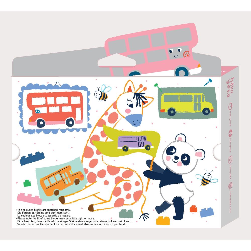 Haku Yoka Block Crayons - School Bus CP223084 - Haku Yoka