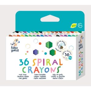 Haku Yoka Spiral Crayons - 36 Colours CP223080 - Haku Yoka