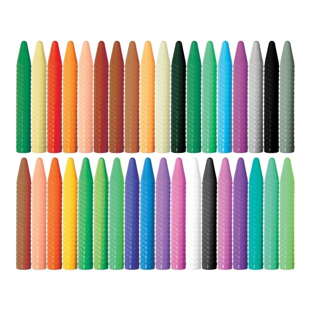 Haku Yoka Spiral Crayons - 36 Colours CP223080 - Haku Yoka
