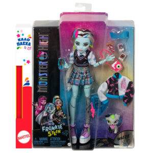 Λαμπάδα Κούκλα Monster High - Frankie Stein™ & Watzie Pet HHK53 - Monster High