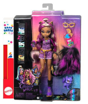 Παιχνιδολαμπάδα Κούκλα Monster High - Monster High Clawdeen HHK52 - Monster High