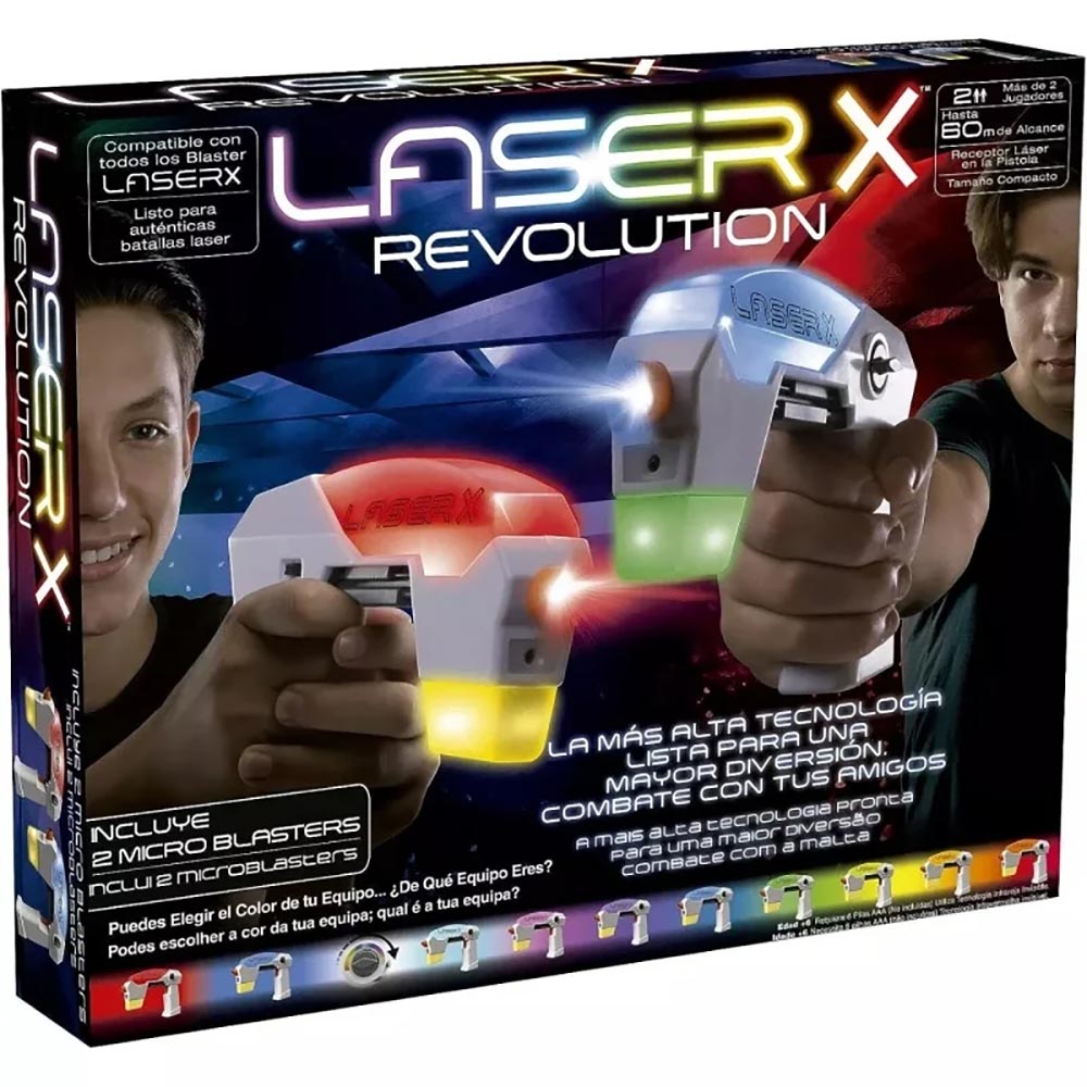 Laser X 2 Μίνι Εκτοξευτές Micro Blasters LAE15000 - Giochi Preziosi