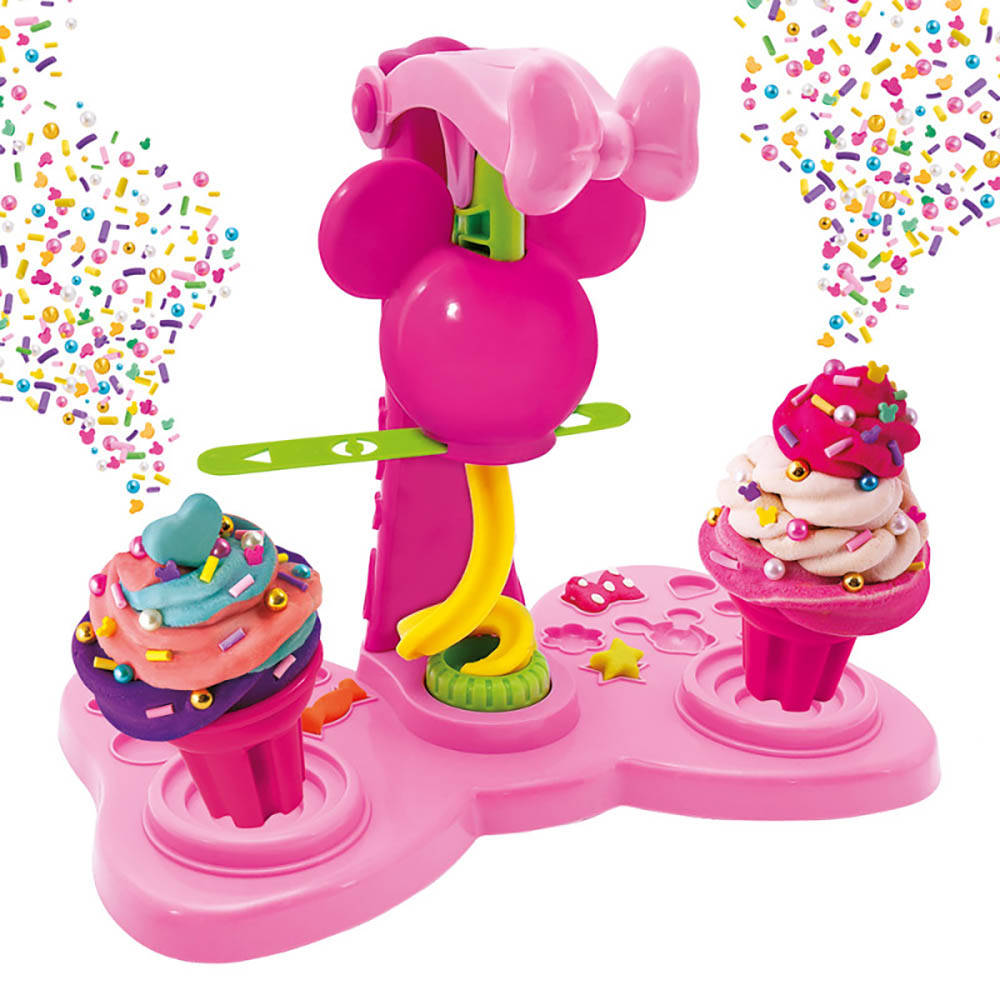 AS Πλαστελίνη Disney Minnie Παγωτοπλαστελίνα Με 4 Βαζάκια & Sprinkles 1045-03595 - AS Company