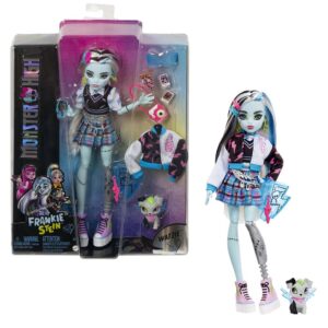 Κούκλα Monster High - Frankie Stein™ & Watzie Pet HHK53 - Monster High