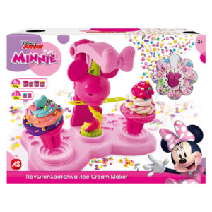 AS Πλαστελίνη Disney Minnie Παγωτοπλαστελίνα Με 4 Βαζάκια & Sprinkles 1045-03595 - AS Company