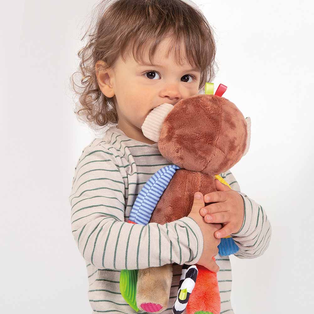 Baby Clementoni Βρεφικό Κρεμαστό Χνουδωτό Δραστηριοτήτων Μπο Μπο Το Μαϊμουδάκι 1000-63264 - Baby Clementoni