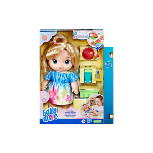 Λαμπάδα Baby Alive Fruity Sips Doll, Apple Κούκλα Ξανθιά F7356 - Baby Alive