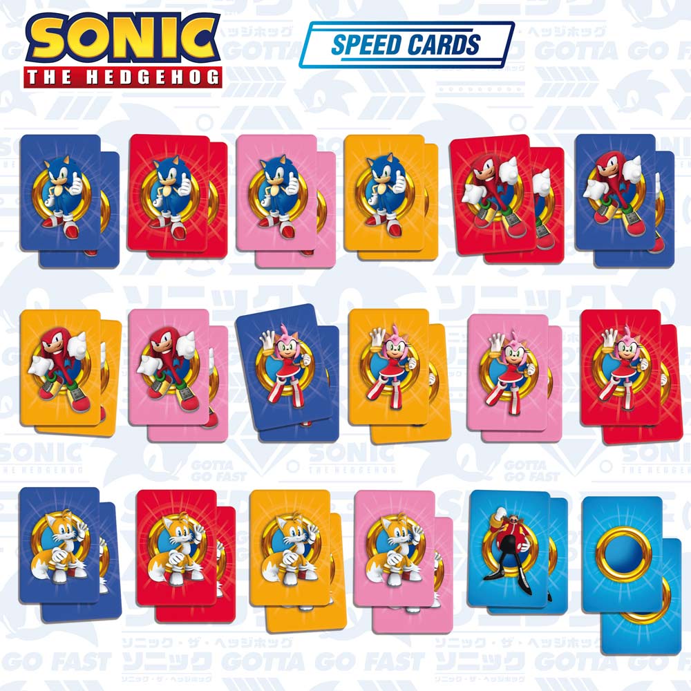 LISCIANI Παιχνίδι με Κάρτες Sonic 07.99269 - LISCIANI