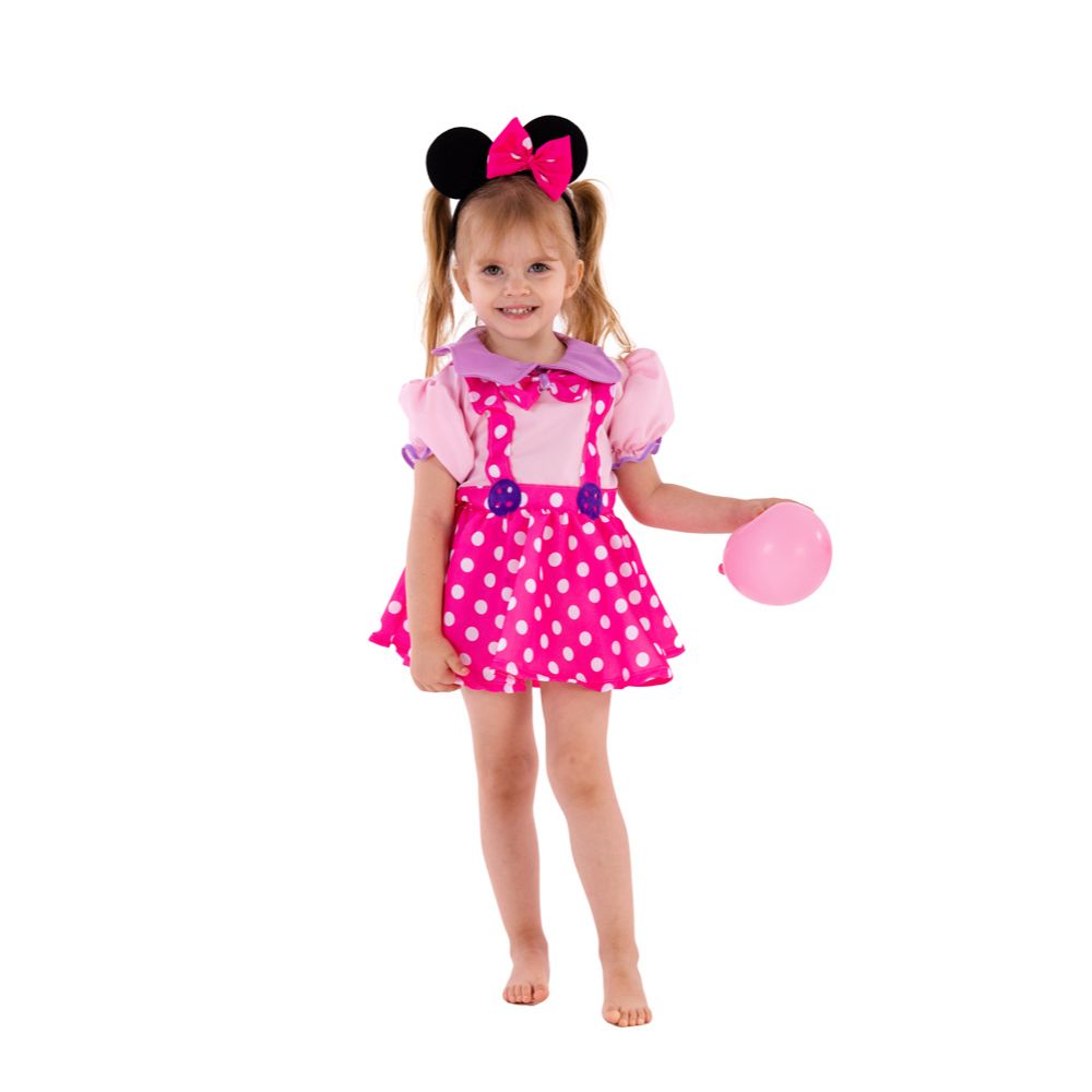 Fun Fashion Αποκριάτικη Στολή Pink Mouse 18 μηνών 00418 - Fun Fashion