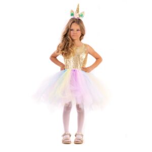 Fun Fashion Αποκριάτικη Στολή Sunshine Unicorn (6 ετών) 136406 - Fun Fashion