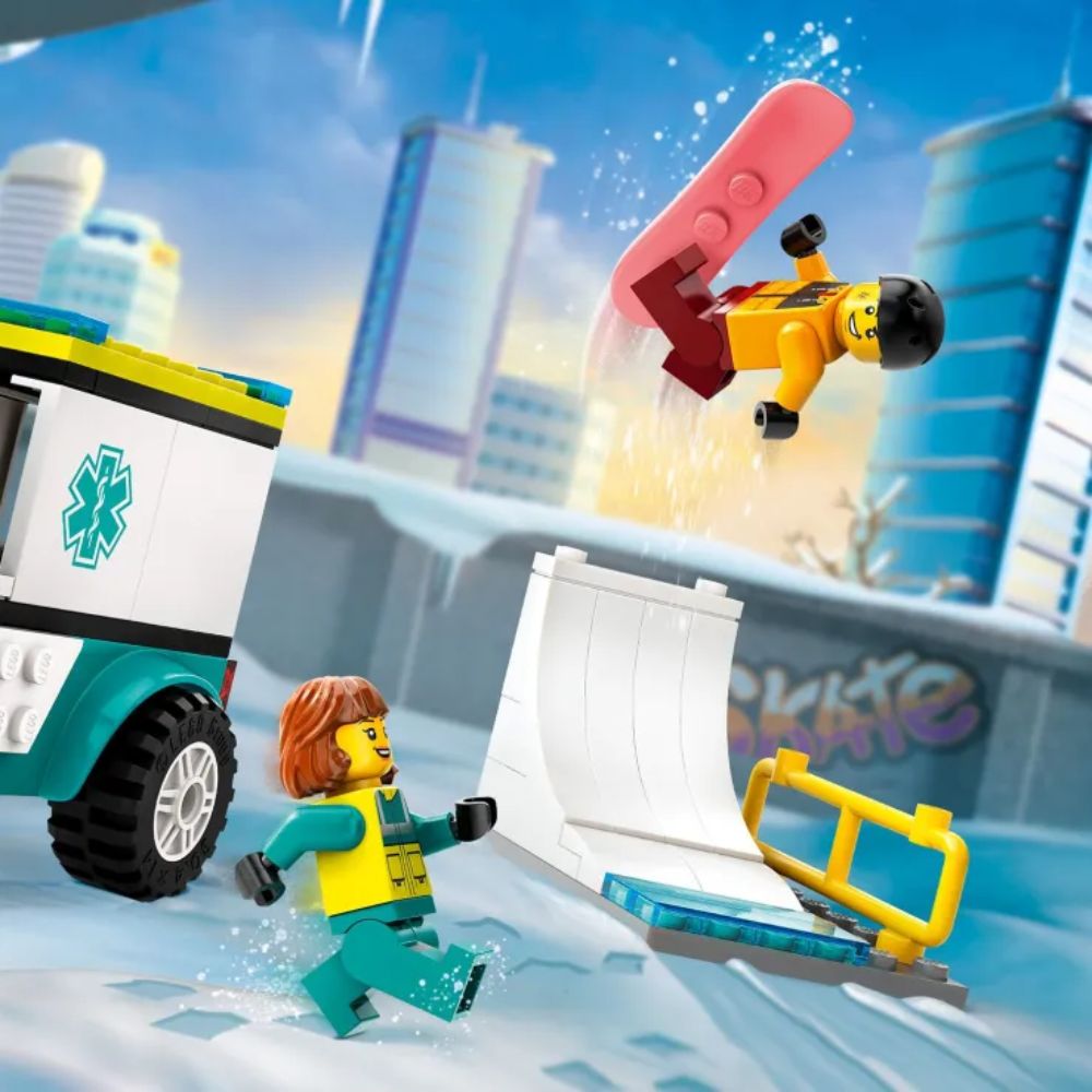 LEGO City Emergency Ambulance & Snowboarder 60403 - LEGO, LEGO City